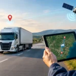 Rastreo satelital de mercancía en ruta